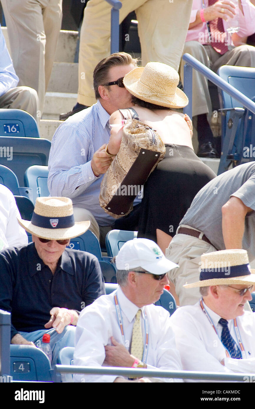 Alec Baldwin greets Catherine Zeta Jones Stock Photo Alamy