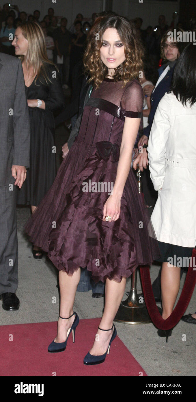 Sep 10, 2007 - Toronto, ON, Canada - KEIRA KNIGHTLEY at the screening