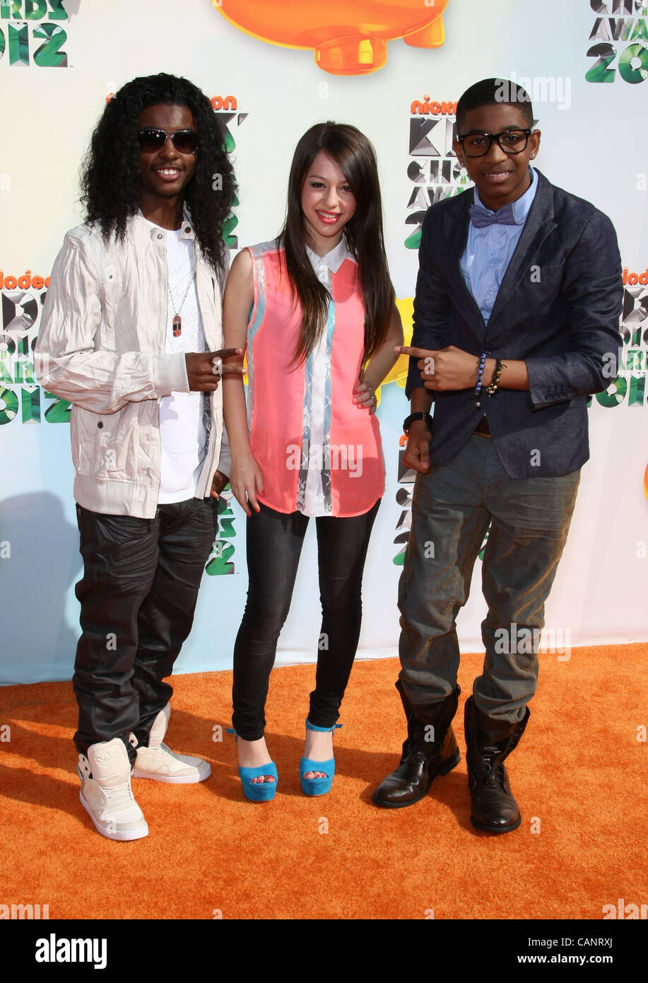 ACE PRIMO 25TH NICKELODEON KID'S CHOICE AWARDS DOWNTOWN LOS ANGELES CALIFORNIA USA 31 March 2012 Stock Photo