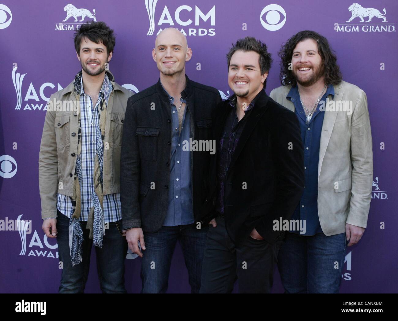 Eli Young Band At Arrivals For 47th Annual Academy Of Country Music 