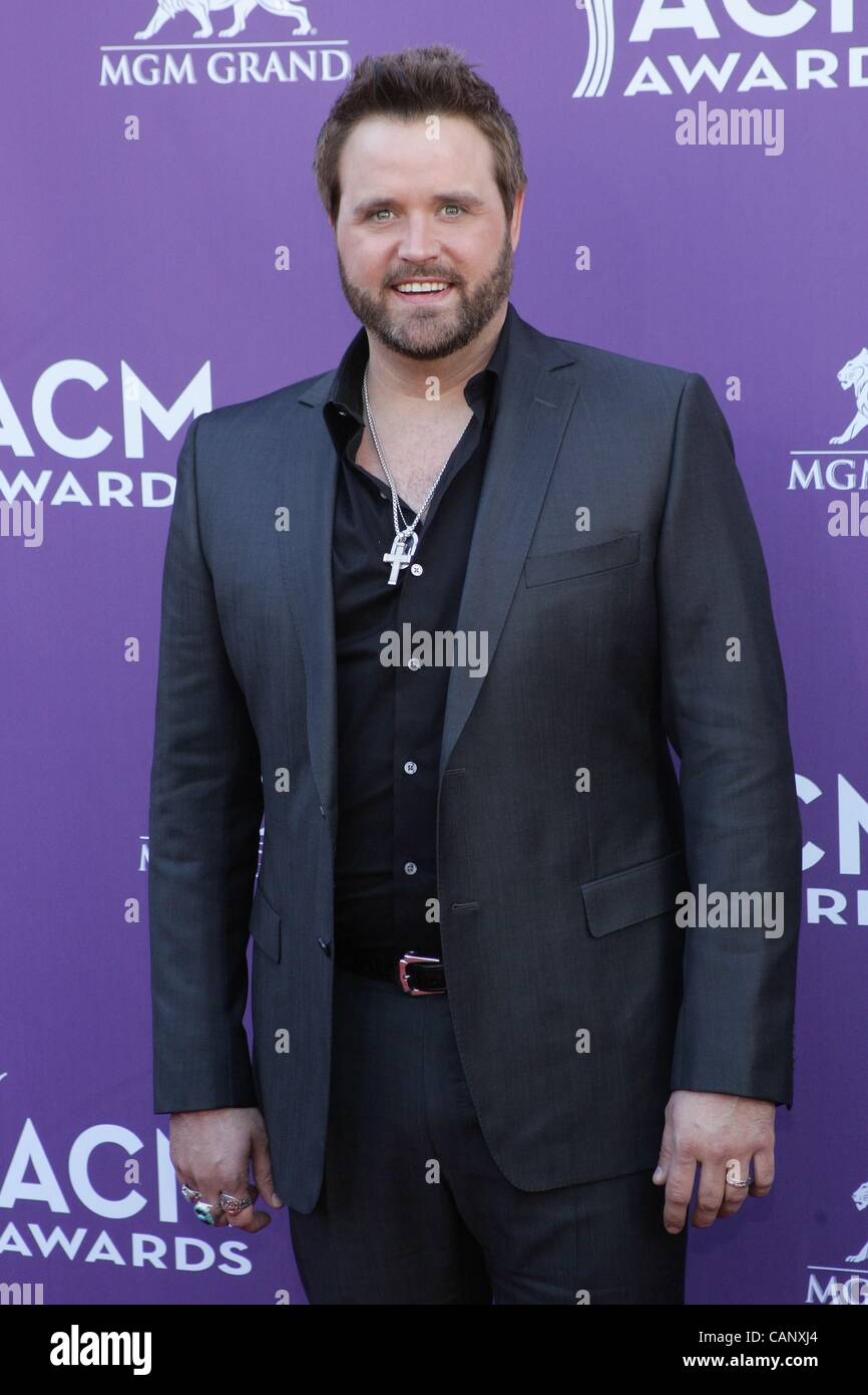 Randy Houser at arrivals for 47th Annual Academy of Country Music (ACM) Awards - ARRIVALS, MGM Grand Garden Arena, Las Vegas, NV April 1, 2012. Photo By: James Atoa/Everett Collection Stock Photo