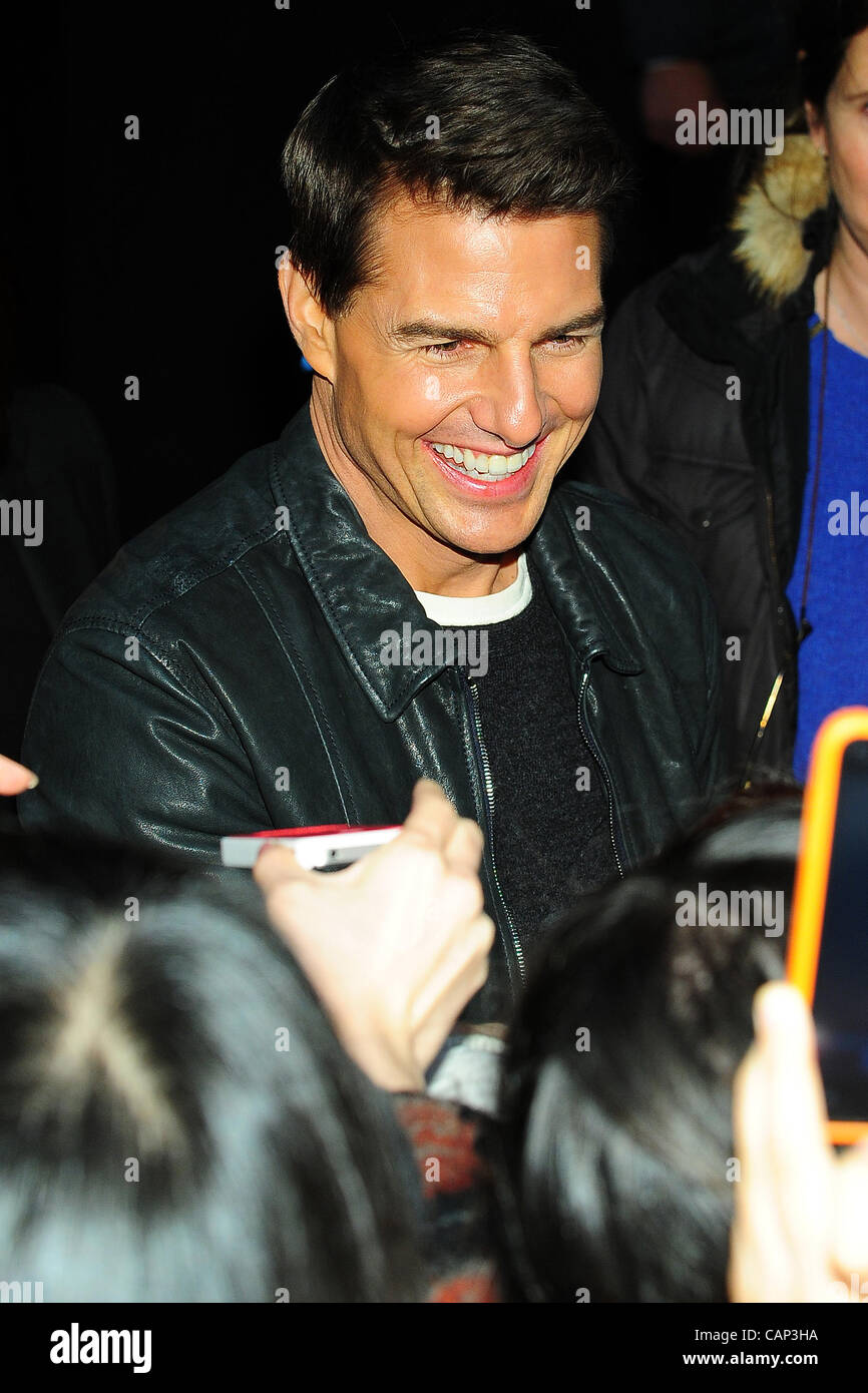 Dec. 2, 2011 - Seoul, South Korea - Actor TOM CRUISE attends a promotional event for the film ''Mission: Impossible - Ghost Protocol'' at Times Square on December 2, 2011 in Seoul, South Korea. (Credit Image: © Jana Press/ZUMAPRESS.com) Stock Photo