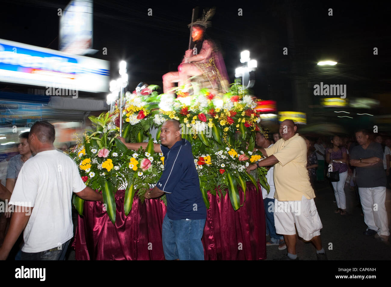Cebu City, Philippines, 4.April 2012 Traditional Easter ceremonial