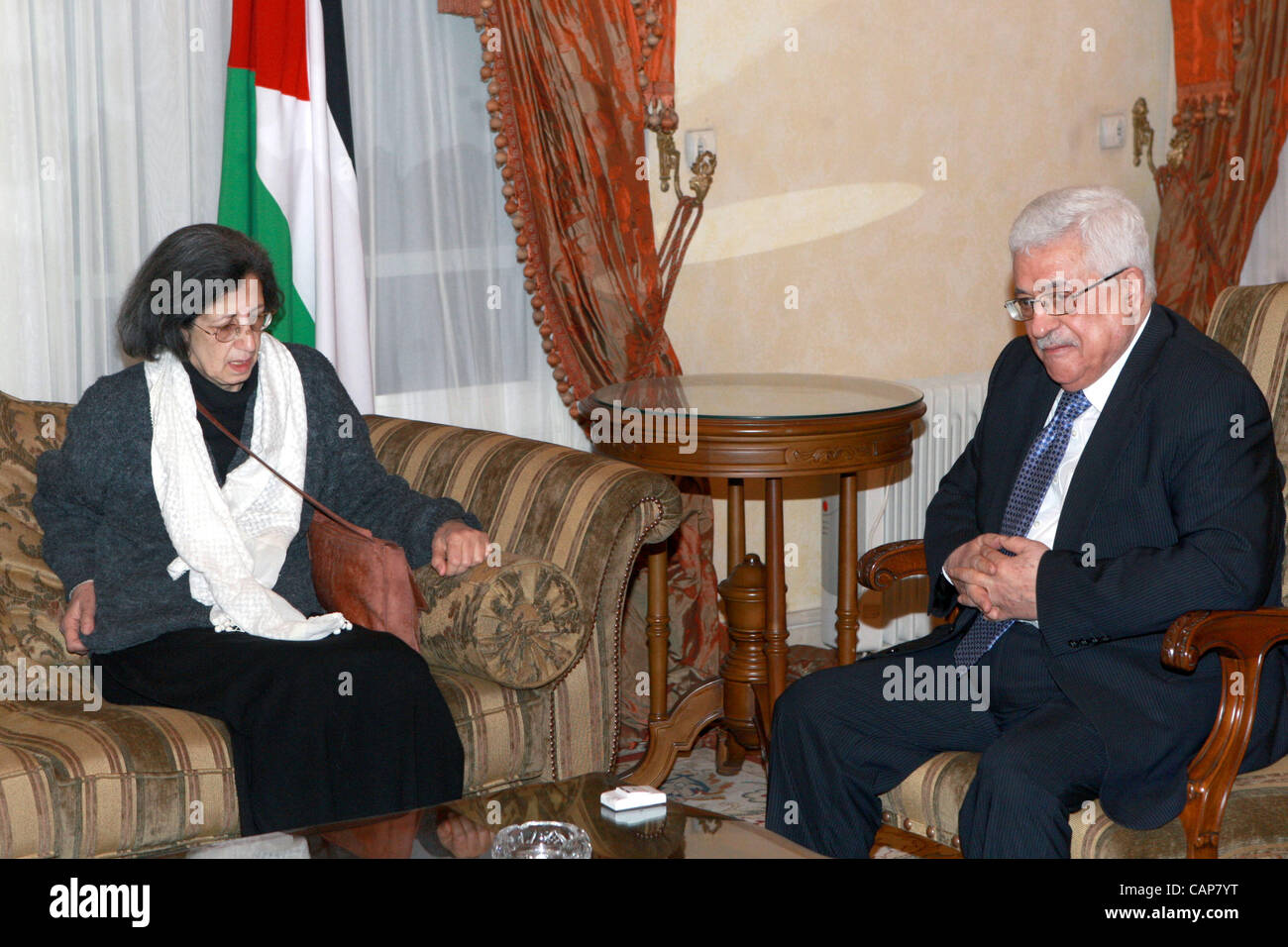 Dec. 9, 2007 - Cairo, Egypt - Palestinian President, Mahmoud Abbas (Abu ...