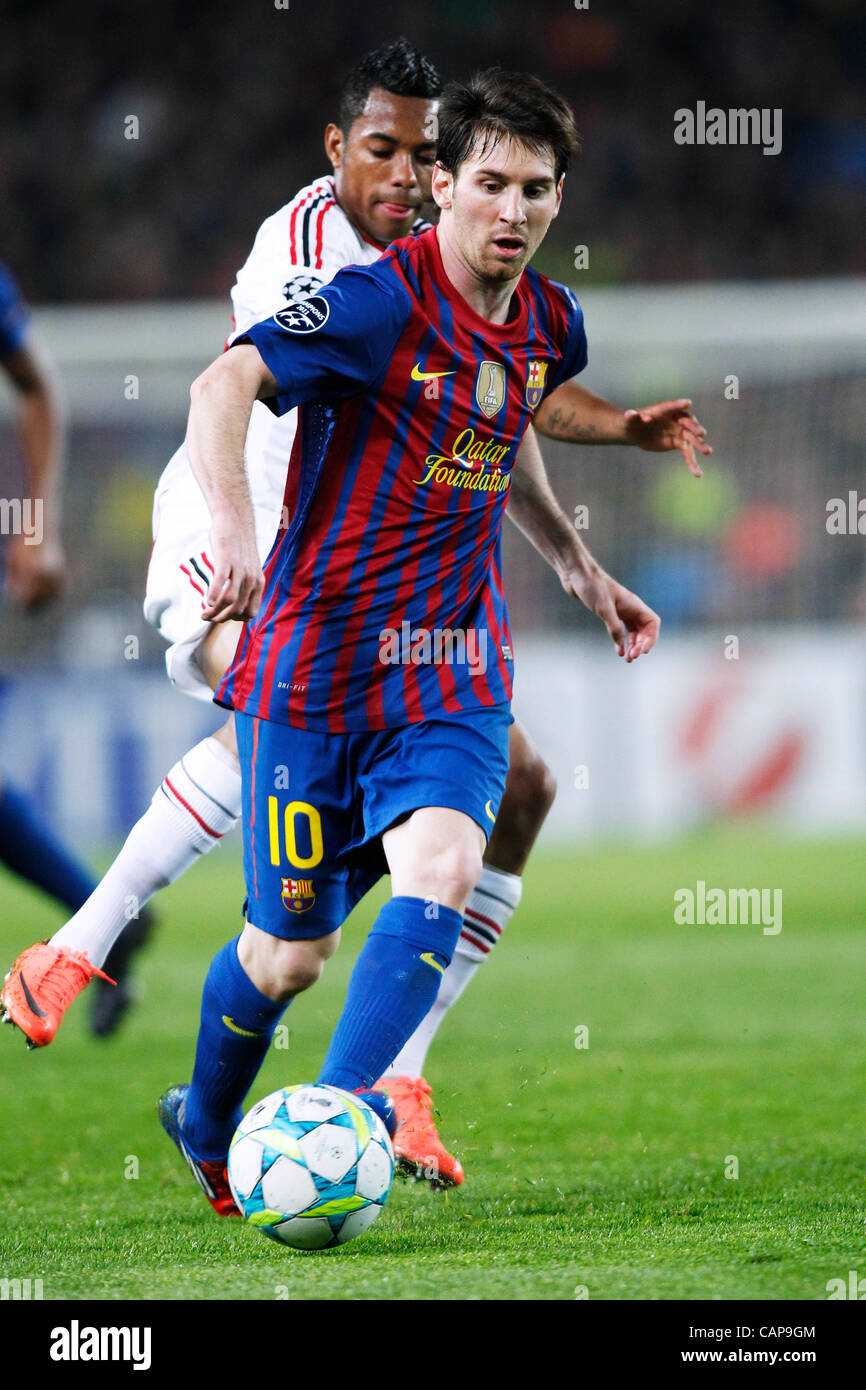 Lionel Messi (Barcelona), APRIL 3, 2012 - Football / Soccer : UEFA