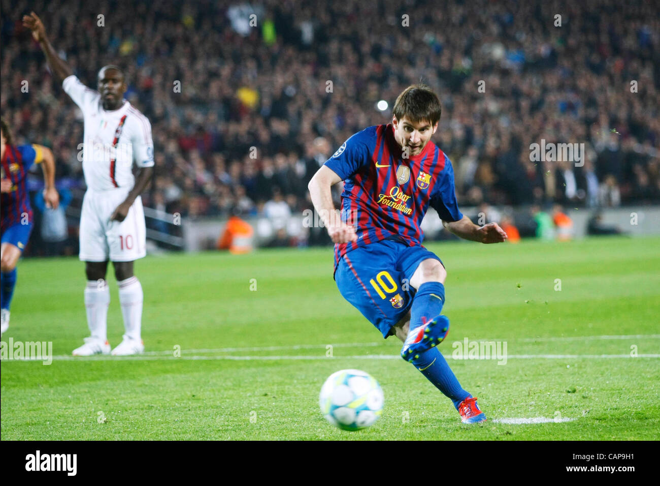 Lionel Messi (Barcelona), APRIL 3, 2012 - Football / Soccer : UEFA