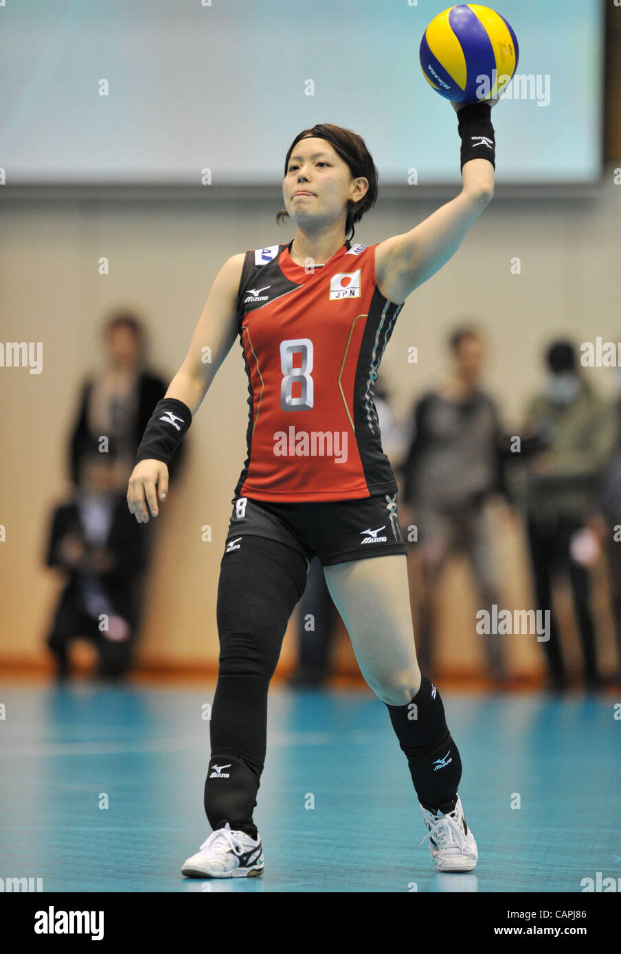 Kotoki Zayasu Jpn April 5 12 Volleyball Japanese Women S National Volleyball Team Open The Practice For