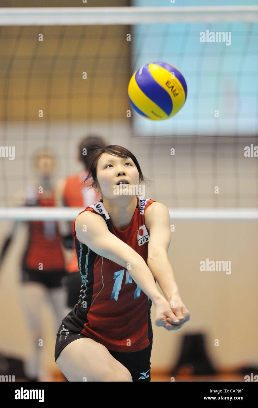 Japan volleyball woman hi-res stock photography and images - Alamy