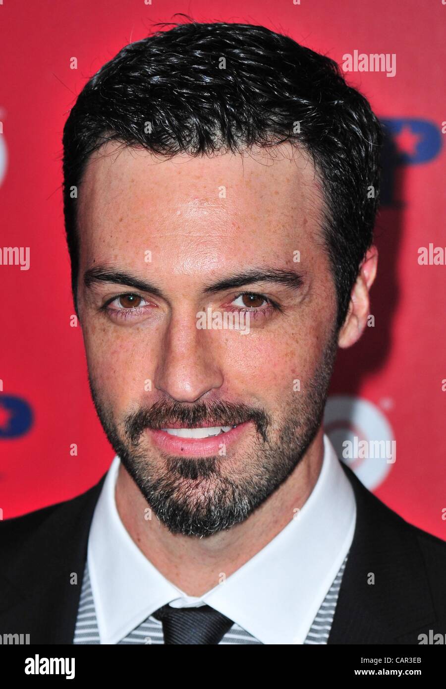 Reid Scott at arrivals for VEEP Series Premiere on HBO, Time Warner Screening Room, New York, NY April 10, 2012. Photo By: Gregorio T. Binuya/Everett Collection Stock Photo