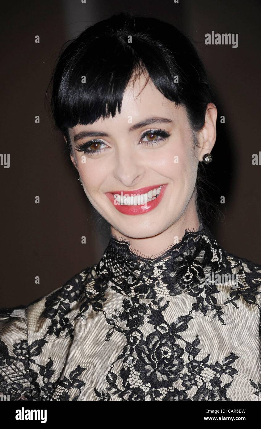 Krysten Ritter at arrivals for DON'T TRUST THE B ... IN APARTMENT 23 Screening, Tribeca Grand Screening Room, New York, NY April 10, 2012. Photo By: Kristin Callahan/Everett Collection Stock Photo