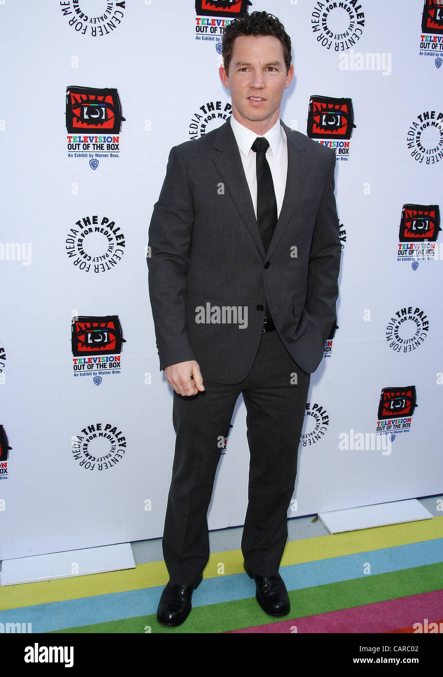 April 12, 2012 - Los Angeles, California, U.S. - Ian Harding. Warner Bros.Television Group-Out of The Box exhibit held at the Paley Center for Media,Beverly Hills,USA.April 12 - 2012 (Credit Image: Â© TLeopold/Globe Photos/ZUMAPRESS.com) Stock Photo