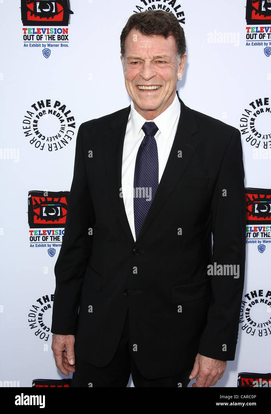 April 12, 2012 - Los Angeles, California, U.S. - John Noble. Warner Bros.Television Group-Out of The Box exhibit held at the Paley Center for Media,Beverly Hills,USA.April 12 - 2012 (Credit Image: Â© TLeopold/Globe Photos/ZUMAPRESS.com) Stock Photo