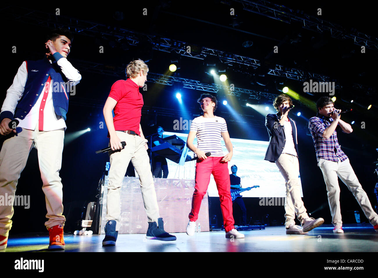 April 13, 2012 - Sydney, NSW, Australia - The boy band One Direction ...