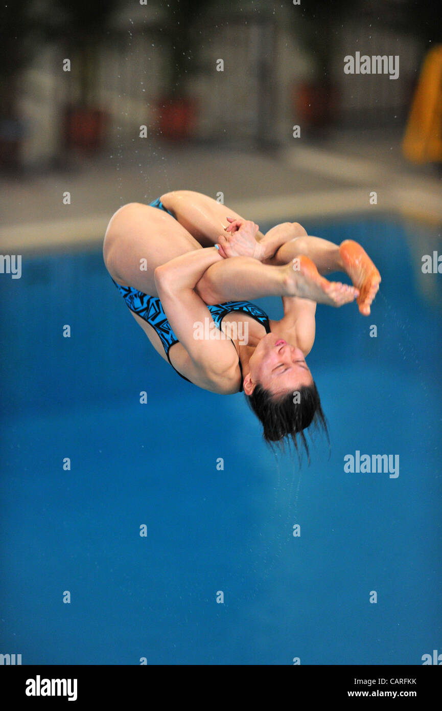 Sayaka Shibusawa (JPN), APRIL 13, 2012 - Diving : JAPAN Divig 2012 Women's  3m Springboard Final at Tatsumi International Swimming Pool, Tokyo, Japan.(Photo  by Jun TsukidaAFLO SPORT) [0003] Stock Photo - Alamy