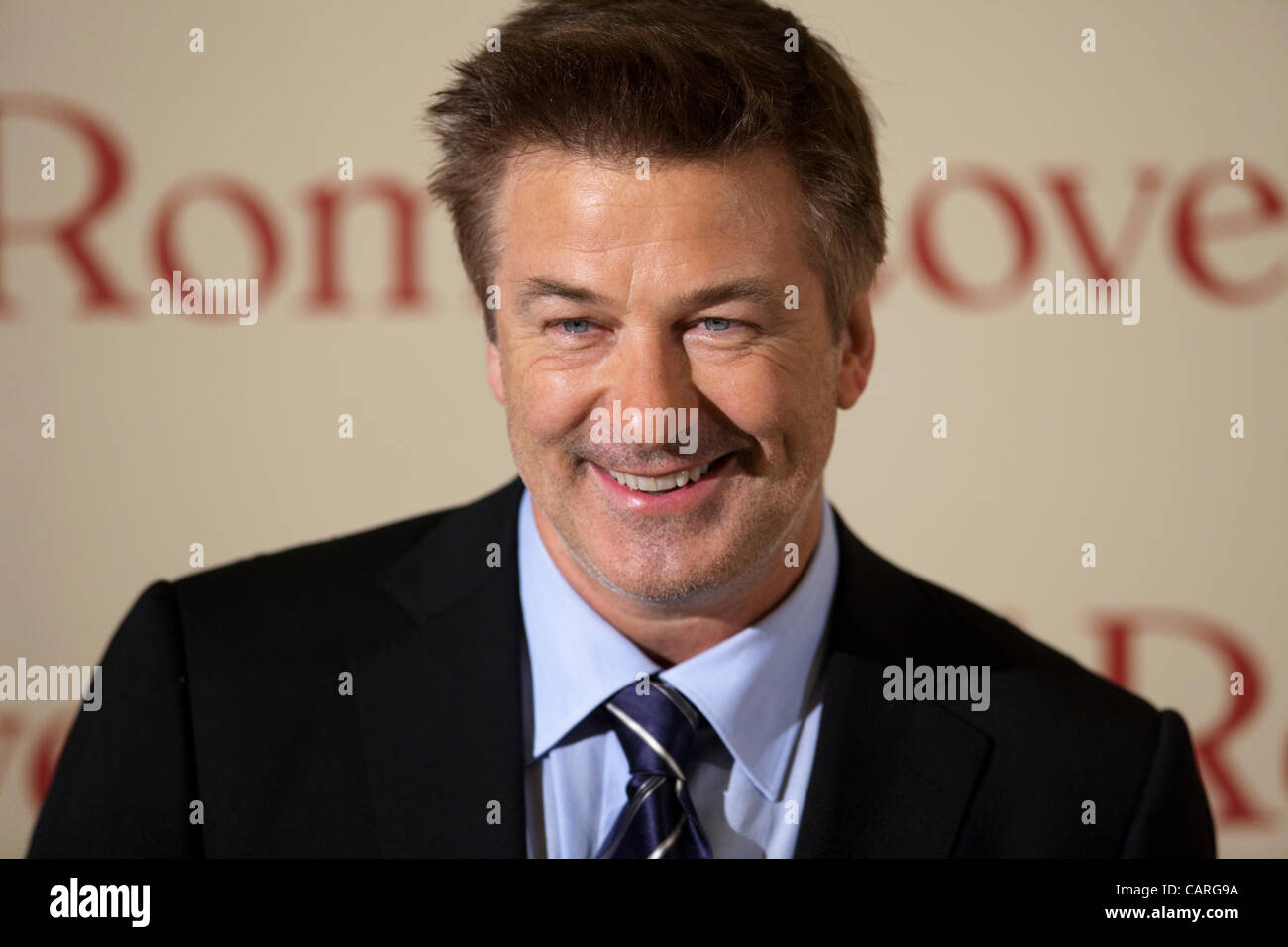 ROME, ITALY. FRIDAY, APRIL 13th, 2012. World premiere of Woody Allen's film 'To Rome With Love' at the Auditorium, Rome, Italy. Pictured actor Alec Baldwin. Stock Photo