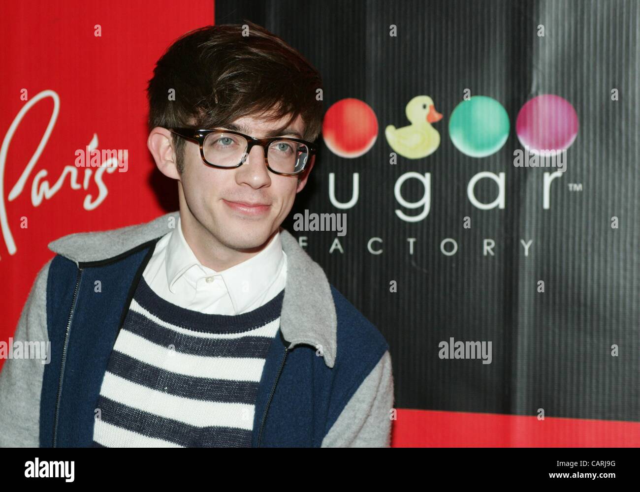 in attendance for Kevin McHale Meet and Greet at Sugar Factory, Paris Las Vegas Hotel, Las Vegas, NV April 14, 2012. Photo By: James Atoa/Everett Collection Stock Photo