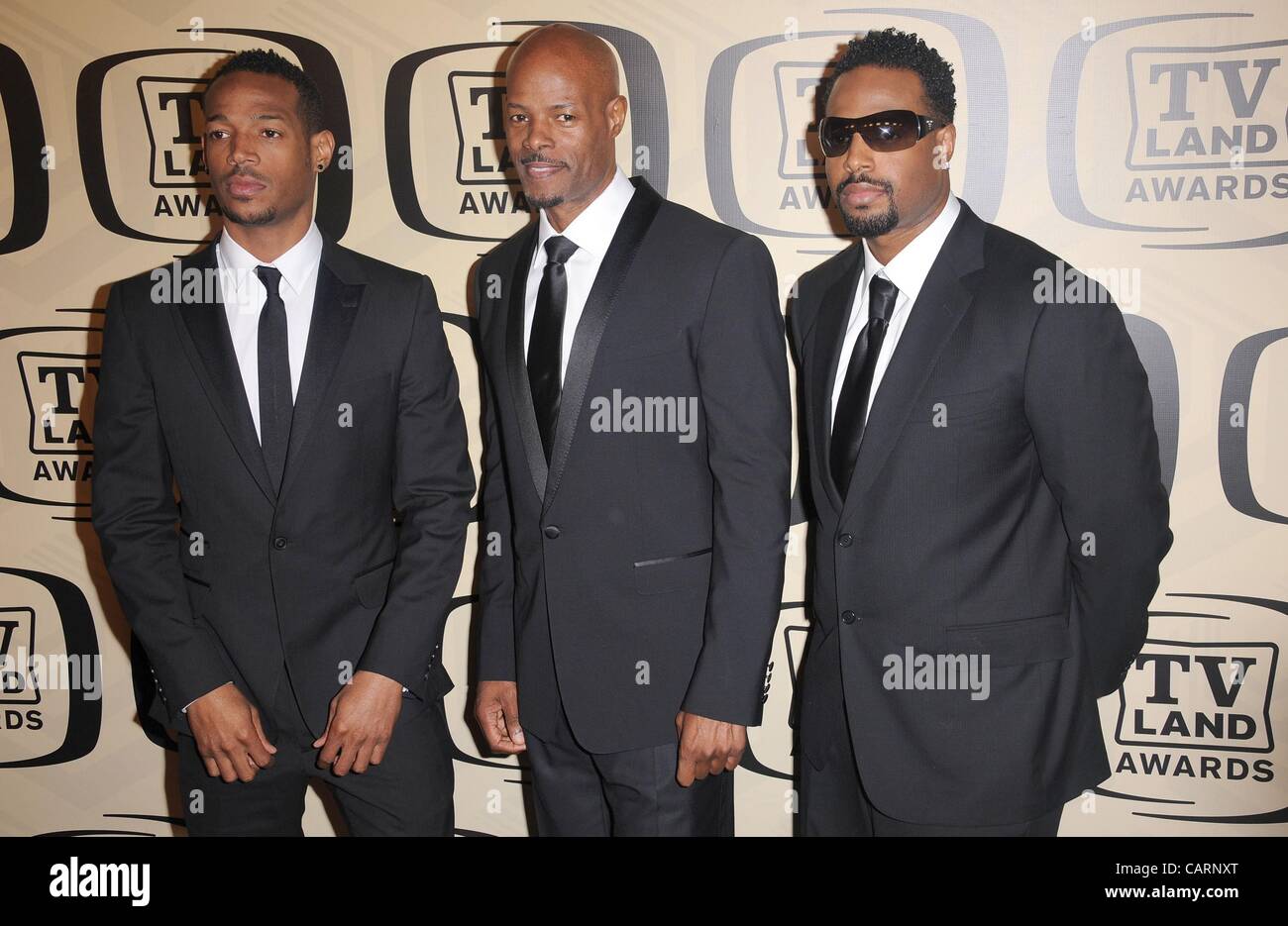 Marlon Wayans, Keenen Ivory Wayans, Shawn Wayans at arrivals for TV Land  Awards 10th Anniversary, Lexington Armory, New York, NY April 14, 2012.  Photo By: Kristin Callahan/Everett Collection Stock Photo - Alamy