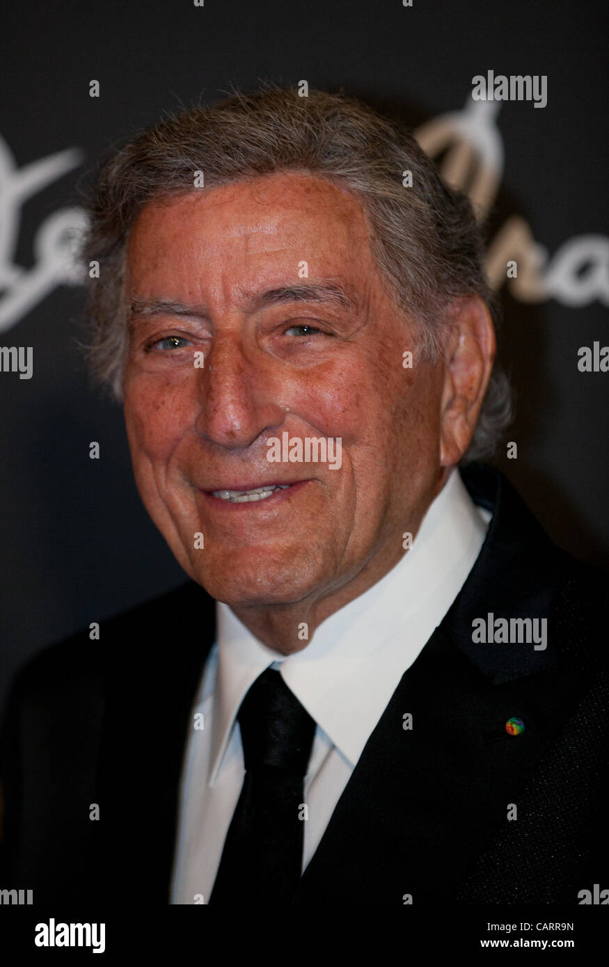 Tony Bennett at the Logie Awards, Melbourne, April 15, 2012. Stock Photo
