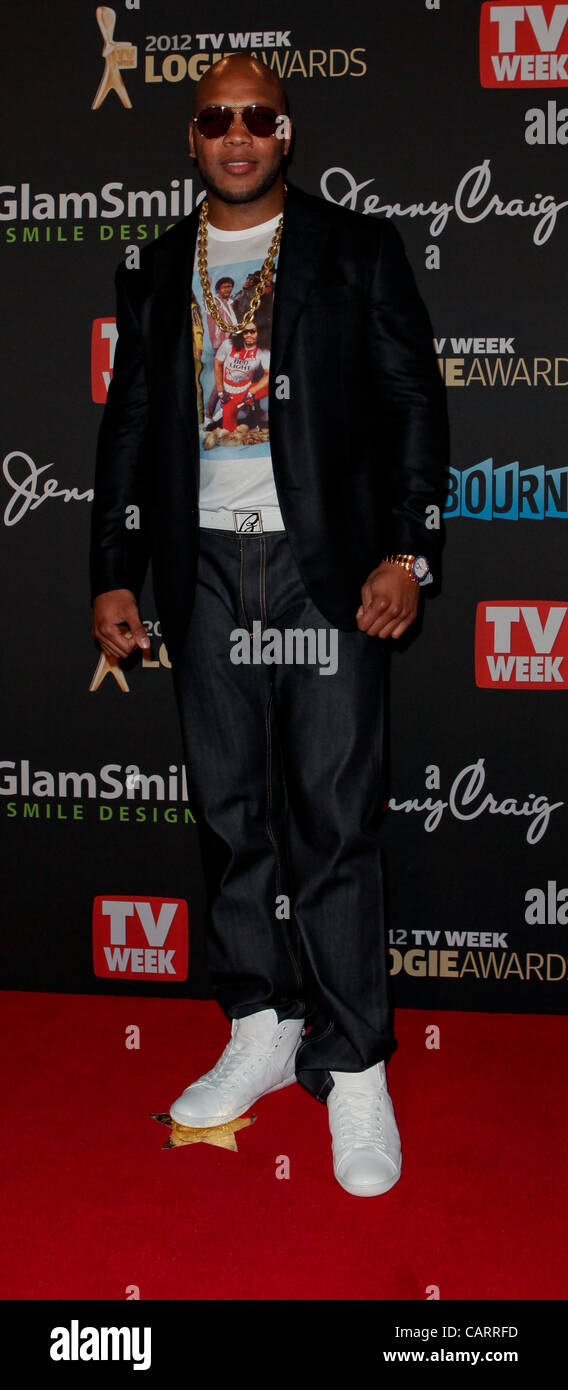 Flo Rida on the red carpet at the Logie Awards, Melbourne April 15, 2012  Stock Photo - Alamy