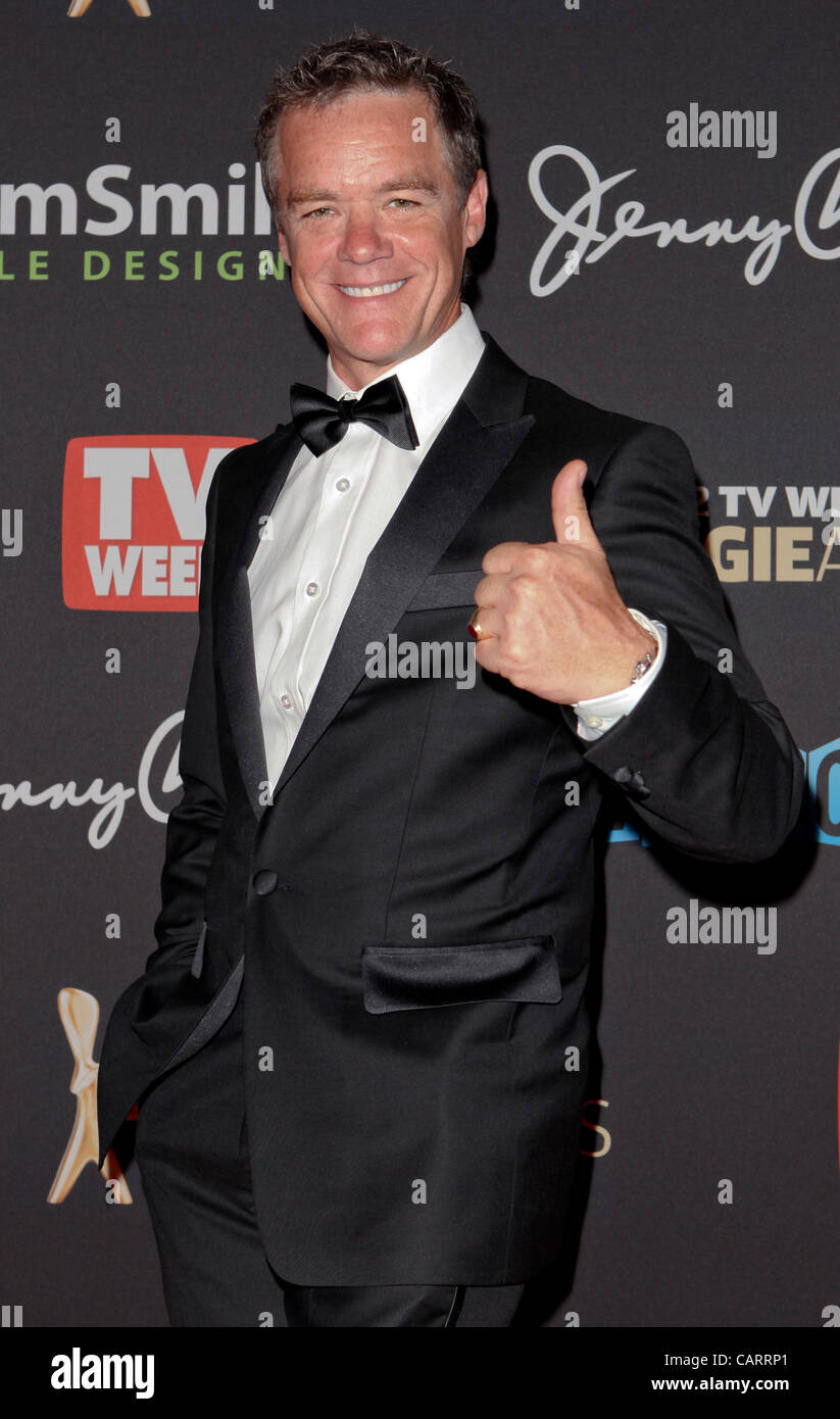Stefan Dennis on the red carpet at the Logie Awards, Melbourne April 15, 2012. Stock Photo