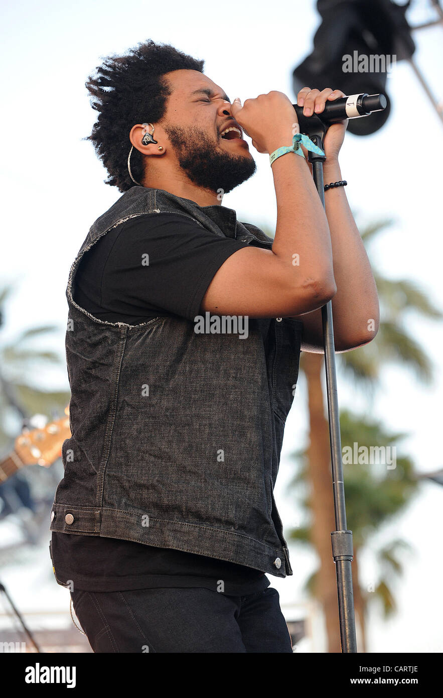 Apr 15, 2012 - Indio, California; USA - Singer THE WEEKND aka ABEL