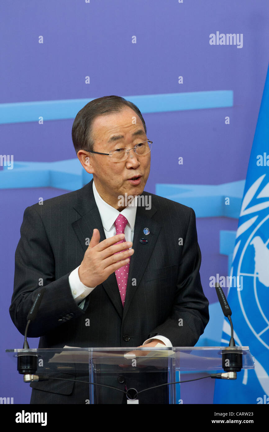 Un secretary general ban ki moon hi-res stock photography and images ...