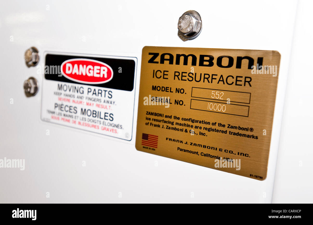 Ice hockey zamboni hires stock photography and images Alamy