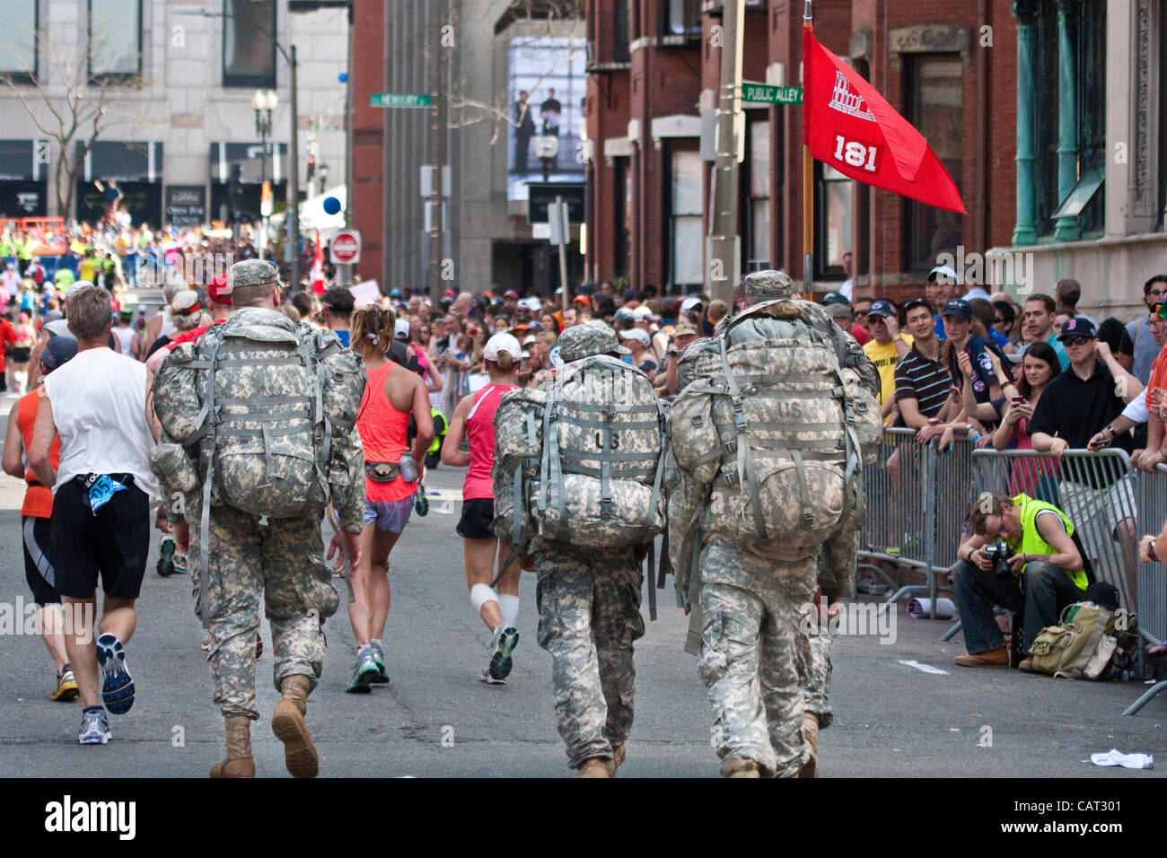 Soldier in boston marathon hires stock photography and images Alamy