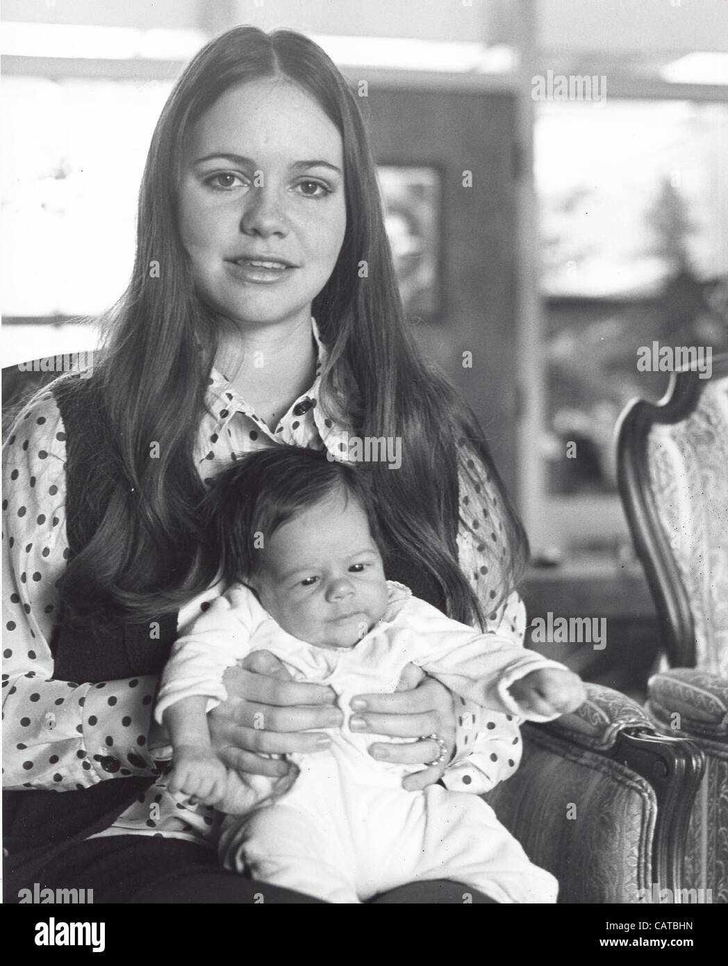 SALLY FIELD with her son Peter Craig 1969.Supplied by   Photos inc.(Credit Image: Â© Supplied By Globe Photos Inc/Globe Photos/ZUMAPRESS.com) Stock Photo