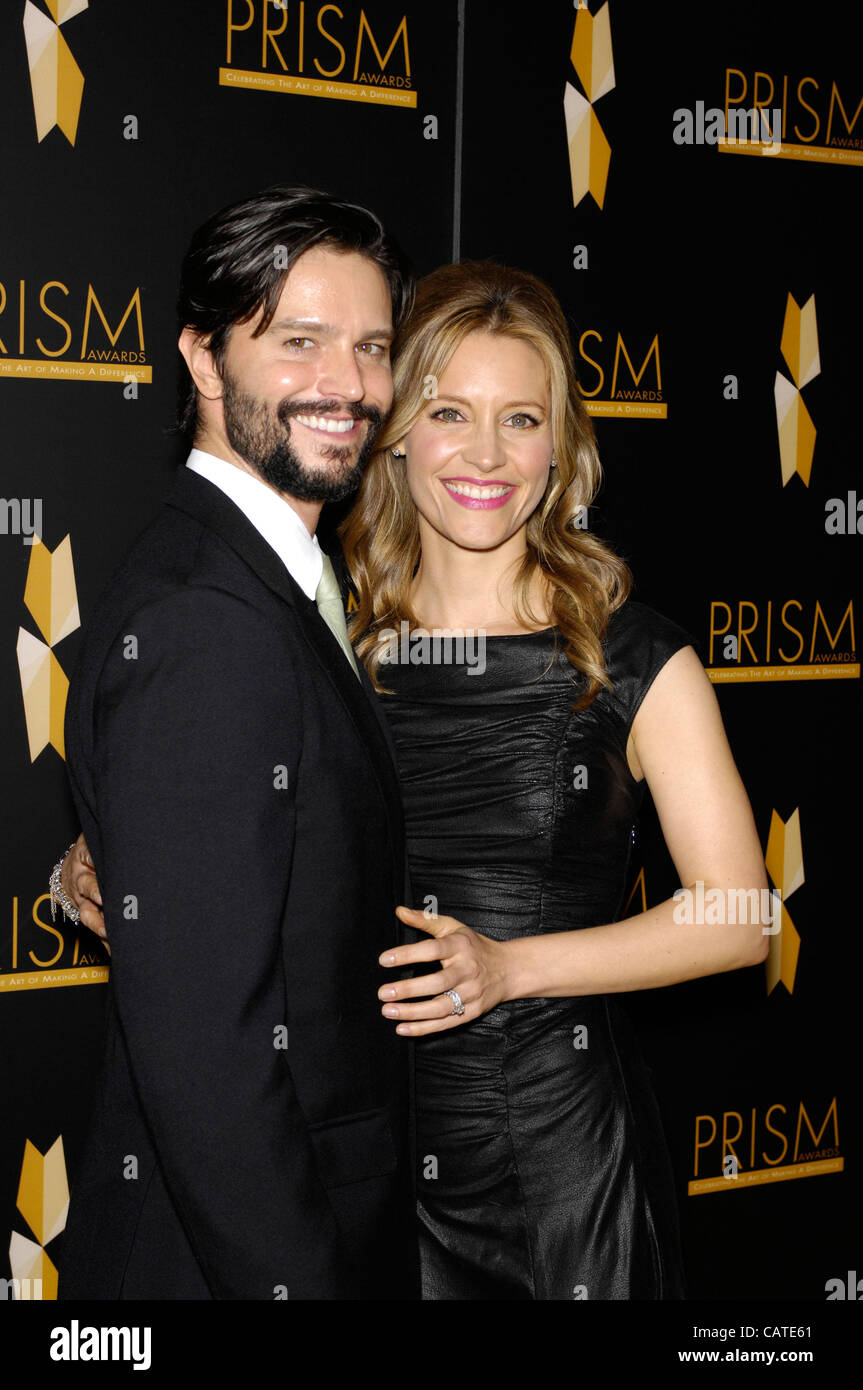 April 19, 2012 - Hollywood, California, U.S. - Jason Behr and KaDee Strickland during the 16th Annual PRISM AWARDS, held at the Beverly Hills Hotel, on April 19, 2012, in Beverly Hills, California.(Credit Image: Â© Michael Germana/Globe Photos/ZUMAPRESS.com) Stock Photo