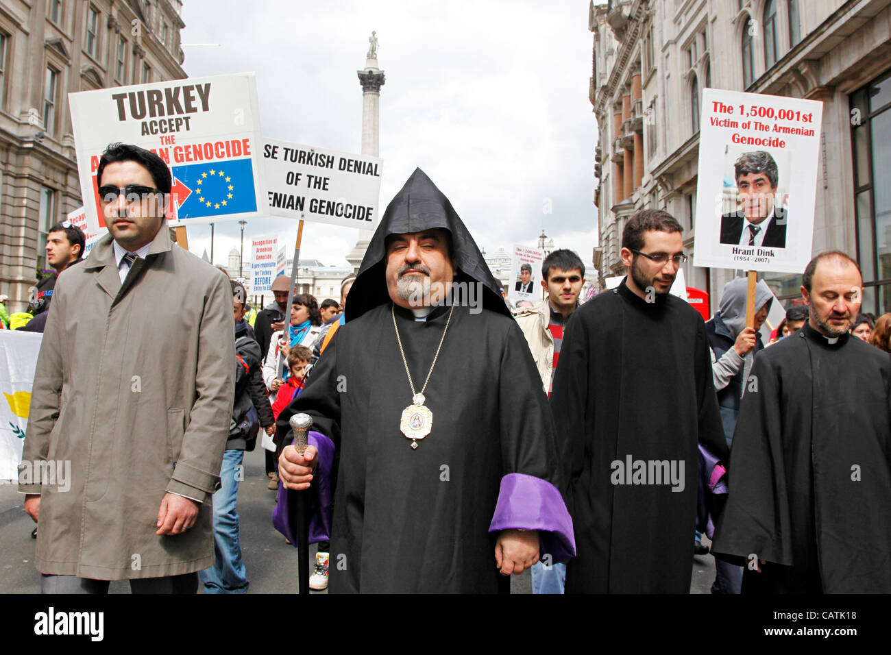 The Prelate of the Armenian church, Armenian priests and members of the