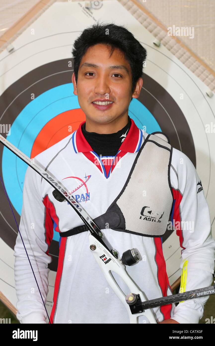 Yu Ishizu (JPN), April 22, 2012 Archery Archery Japan National Team