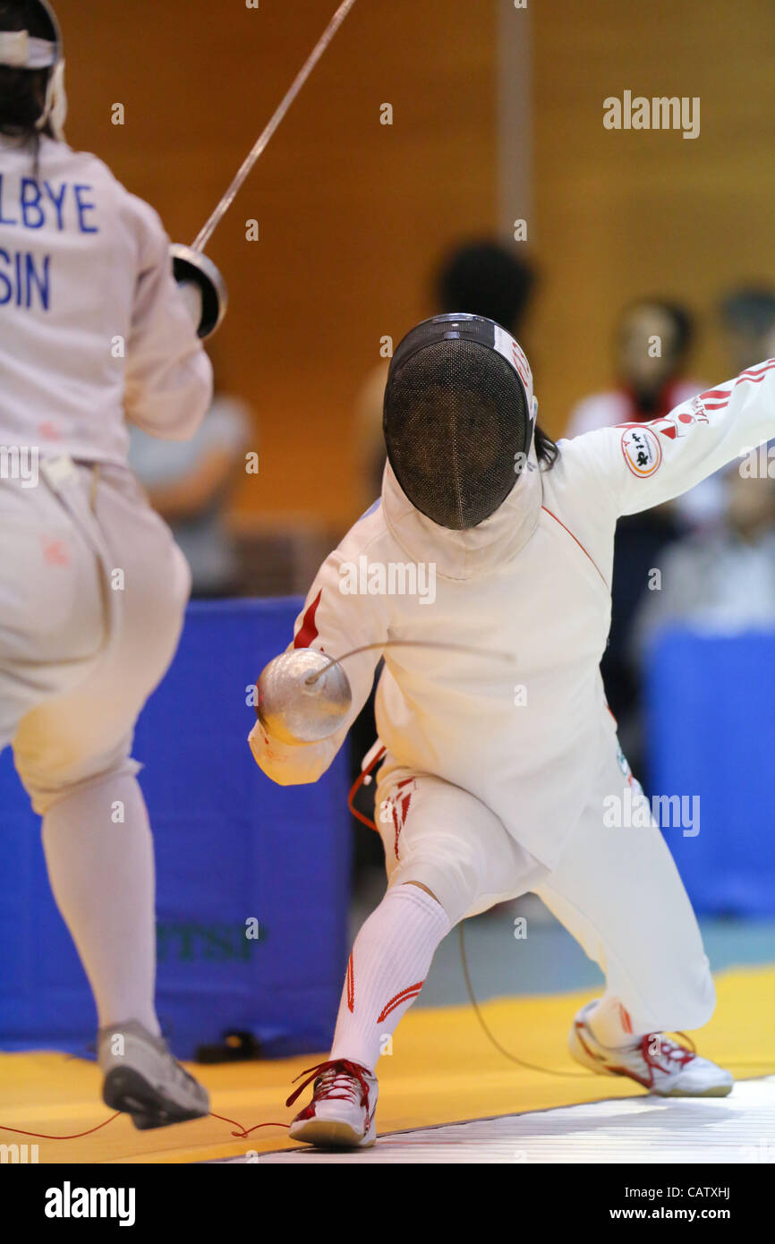 Nozomi Nakano (JPN), APRIL 22, 2012 - Fencing : Asian Fencing ...