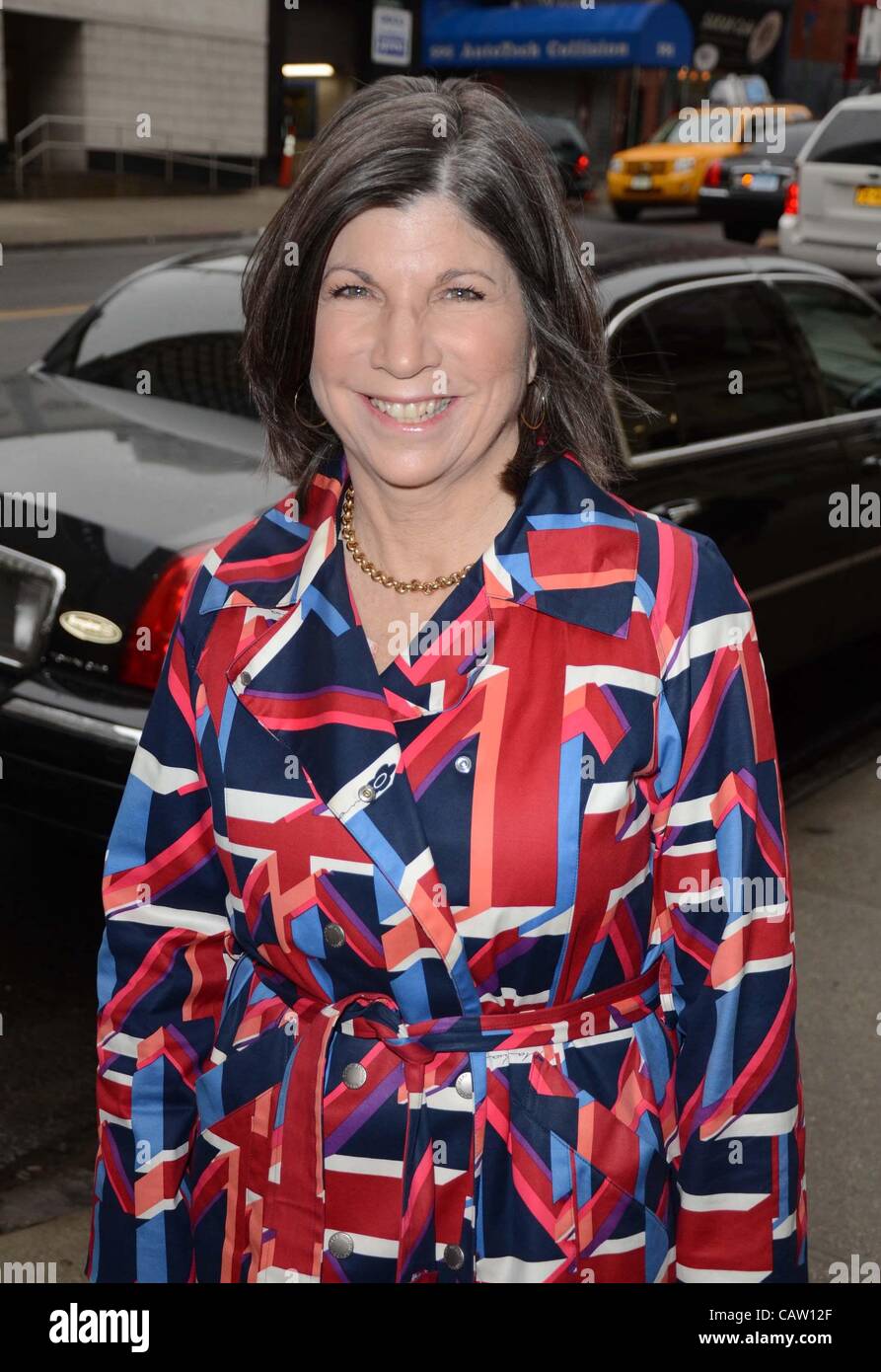 Anna Quindlen, at CBS Morning Show out and about for CELEBRITY CANDIDS-MON, , New York, NY April 23, 2012. Photo By: Derek Storm/Everett Collection Stock Photo