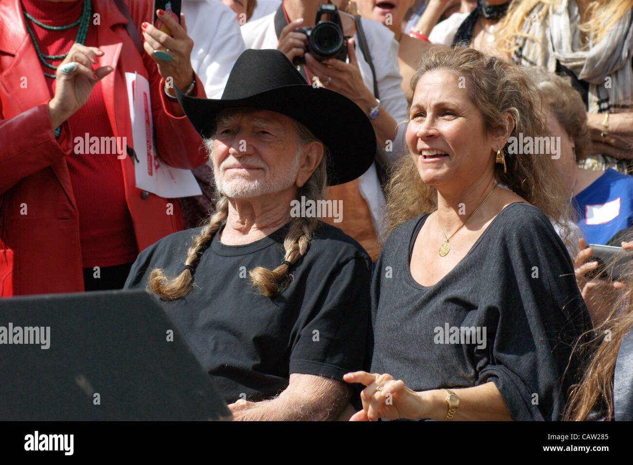April 20, 2012 - Austin, Texas, U.S. - Willie and Annie D’Angelo Nelson