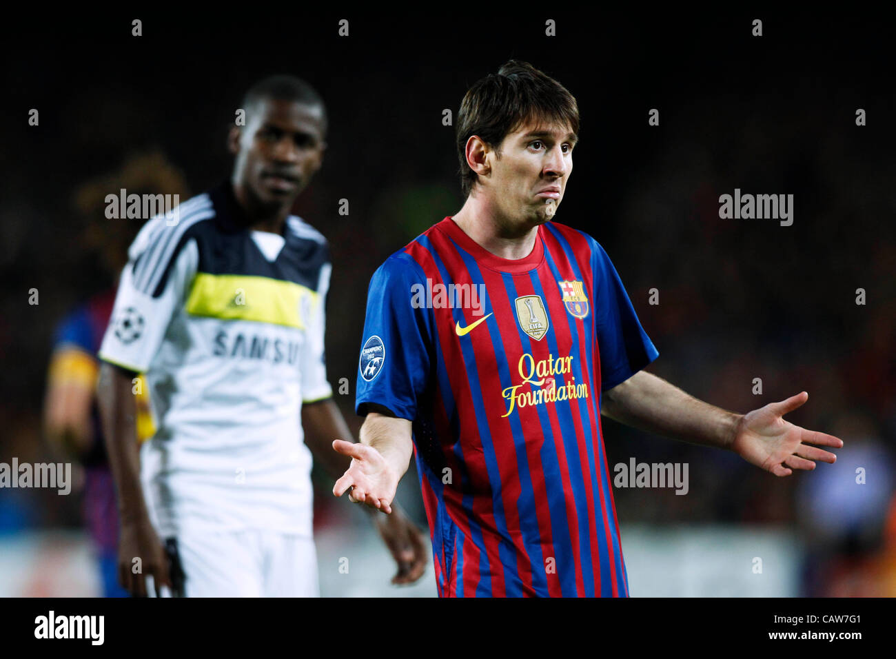Lionel Messi (Barcelona) APRIL 24, 2012 - Football / Soccer : UEFA