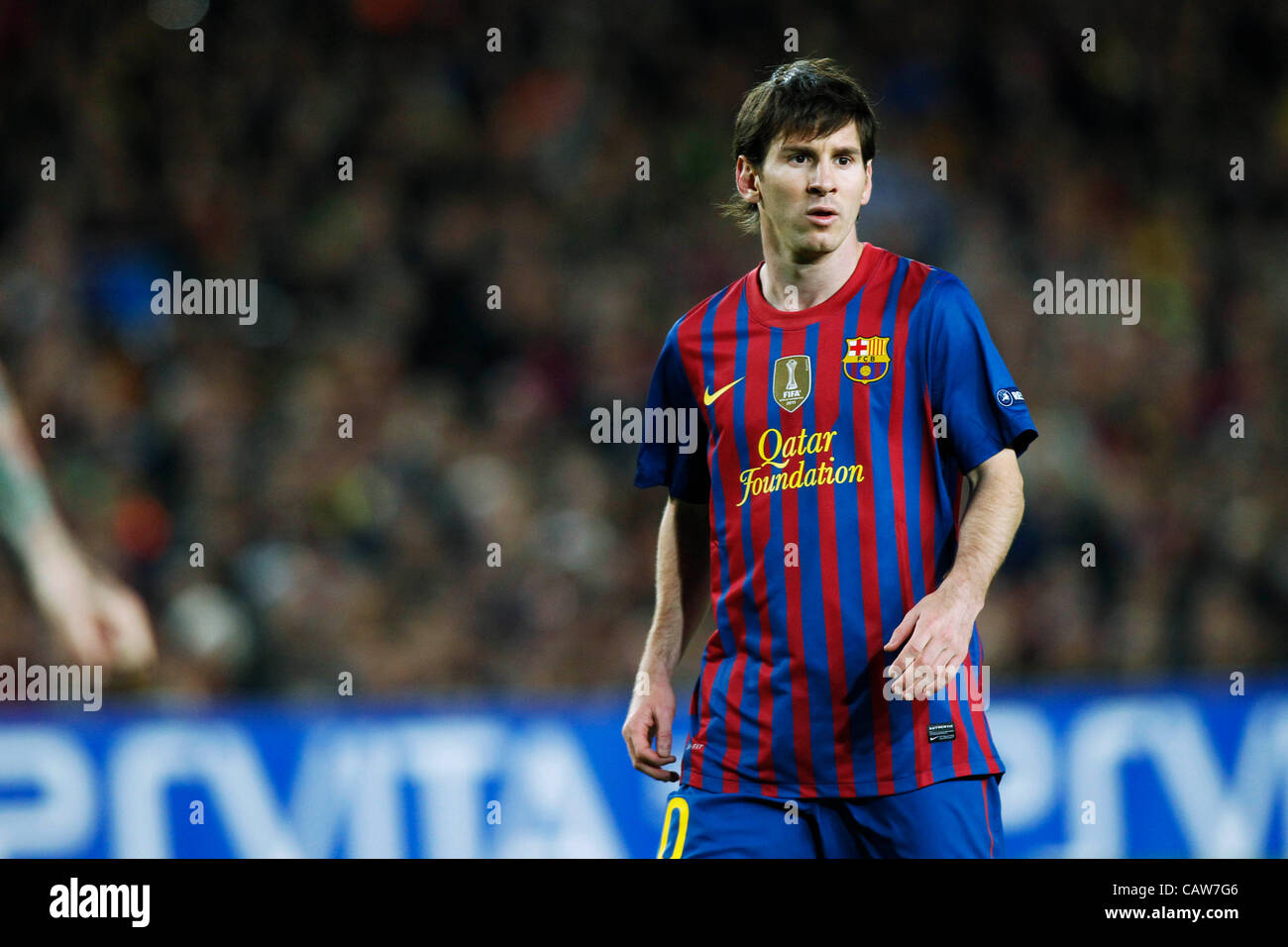 Lionel Messi (Barcelona) APRIL 24, 2012 - Football / Soccer : UEFA