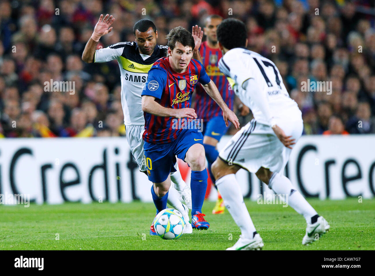 Lionel Messi (Barcelona) APRIL 24, 2012 - Football / Soccer : UEFA