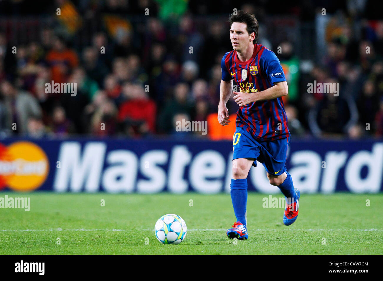 Lionel Messi (Barcelona) APRIL 24, 2012 - Football / Soccer : UEFA