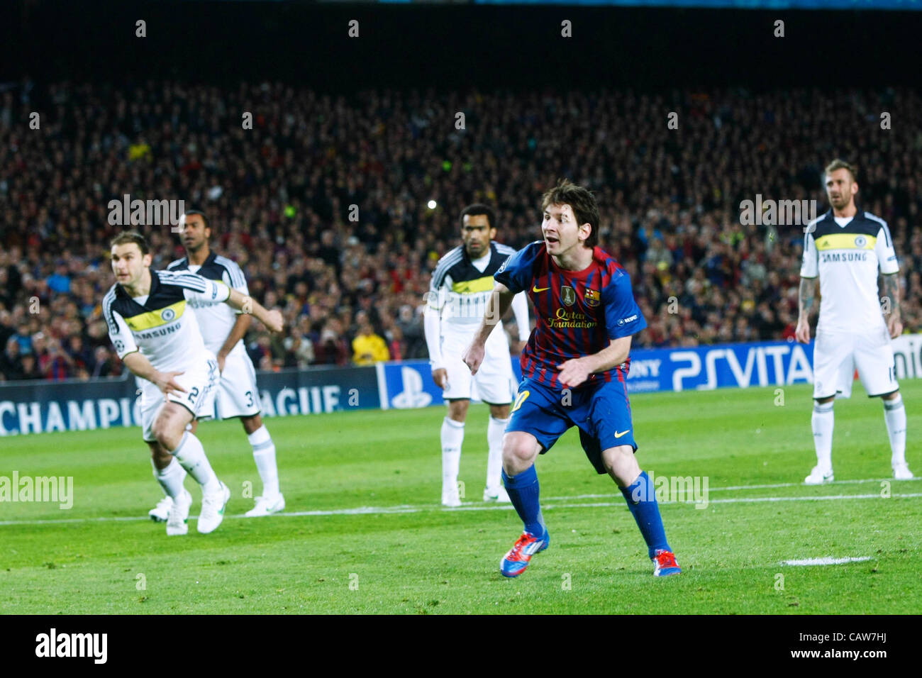 Lionel Messi (Barcelona) APRIL 24, 2012 - Football / Soccer : UEFA