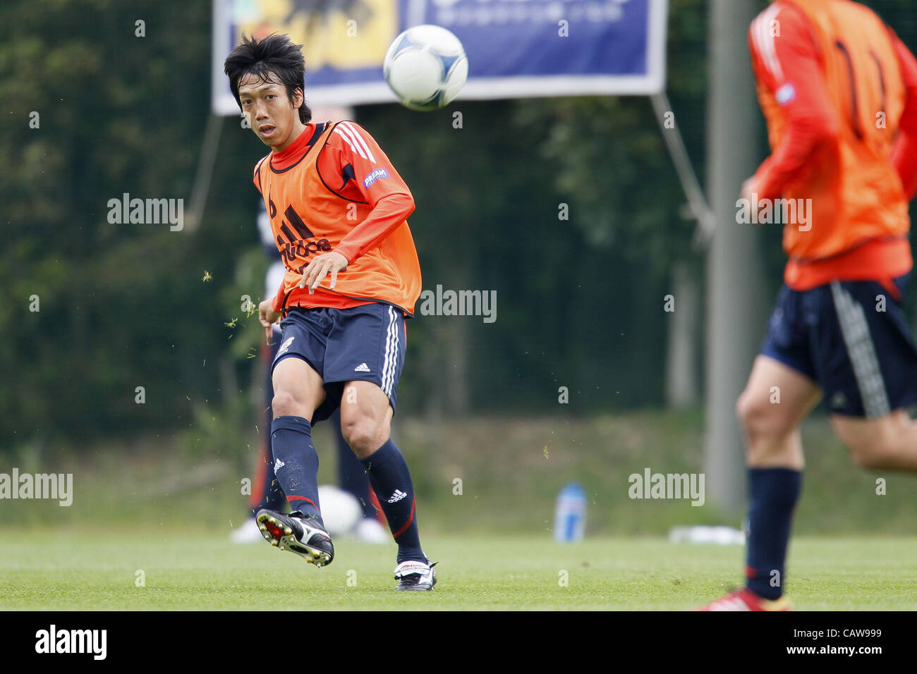 Kengo Nakamura (JPN), April 25, 2012 - Football / Soccer : Japan National Team Training Camp at Akitsu Park football Stadium, Chiba, Japan. (Photo by Yusuke Nakanishi/AFLO SPORT) [1090] Stock Photo