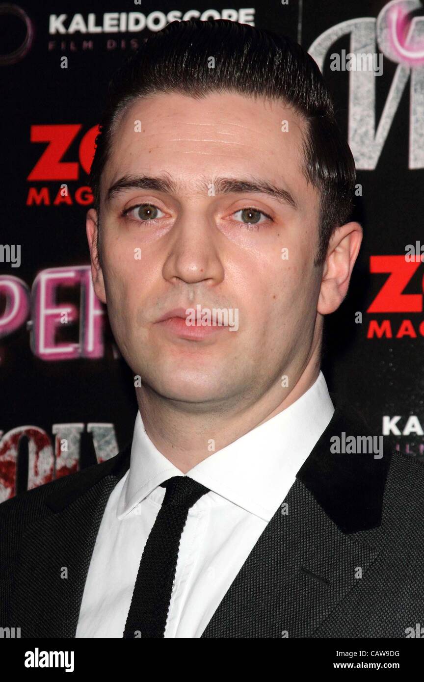 London - Reg Traviss at World Premiere of 'Strippers vs Werewolves' at the Apollo Cinema, Regent Street, London - April 24th 2012  Photo by Keith Mayhew Stock Photo