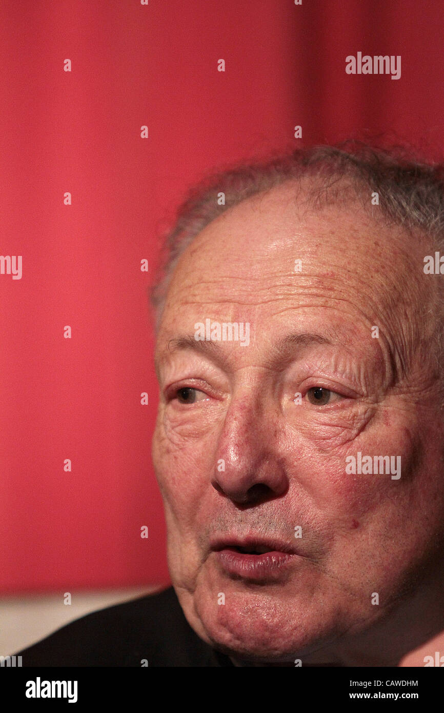 Wednesday 25 April 2012 Film director Robin Hardy at the premiere of 'The Wicker Tree', a sequal to The Wicker Man which he also directed Stock Photo