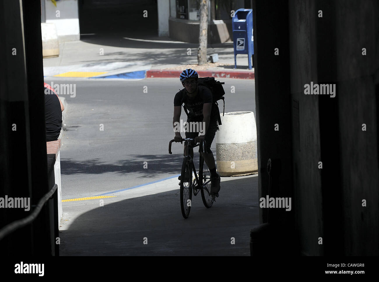 April 26, 2012 - Albuquerque, NM, U.S. - Johnny Rascon leaves the Nob ...