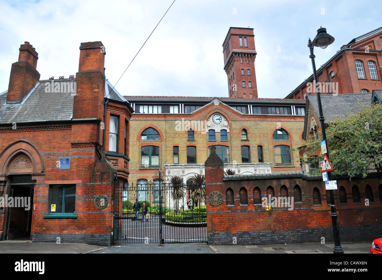 Bow Quarter flats, a gated complex where surface to air missiles are to ...