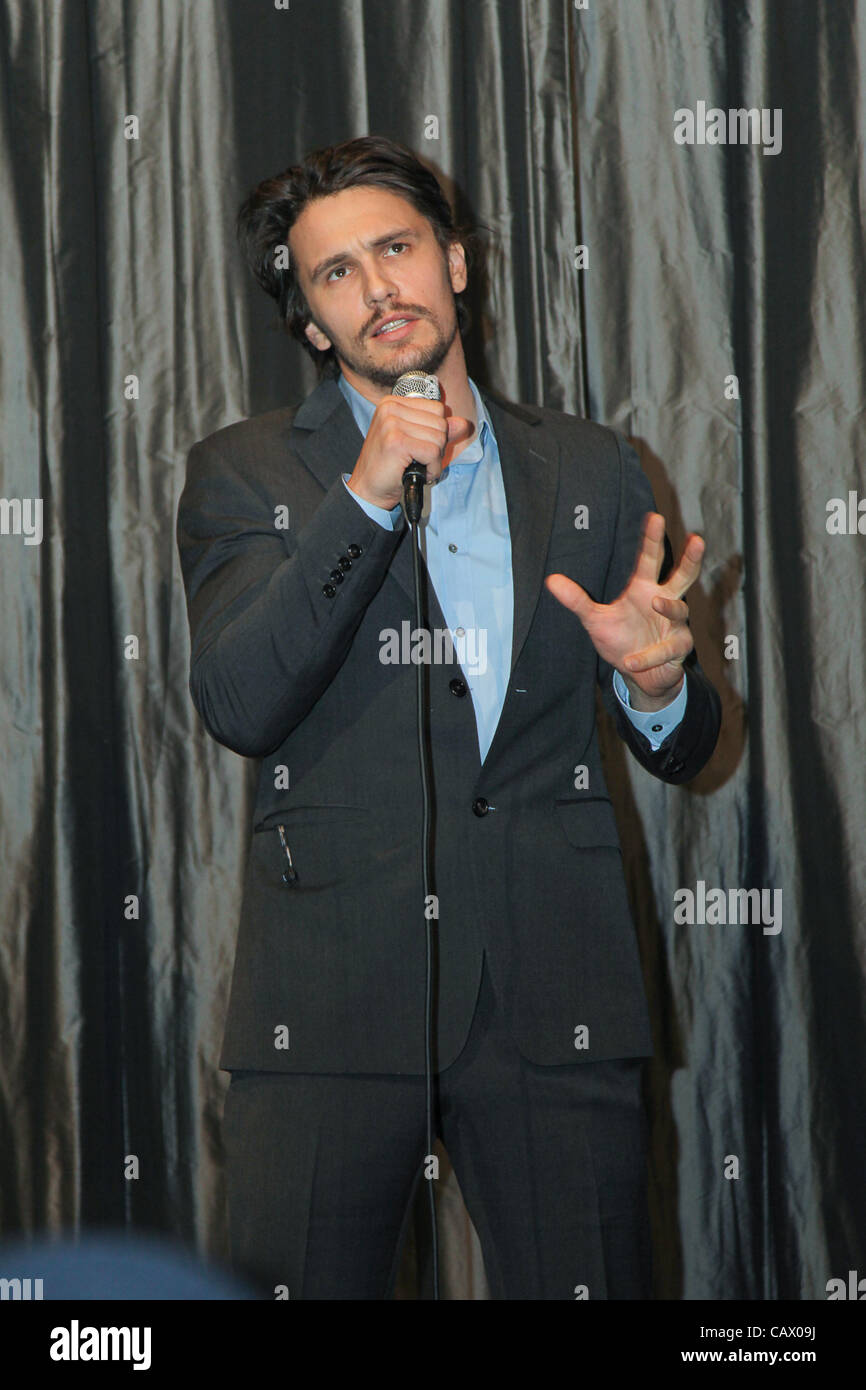 Actor/Director James Franco does a Q&A with the audience at NYC's IFC