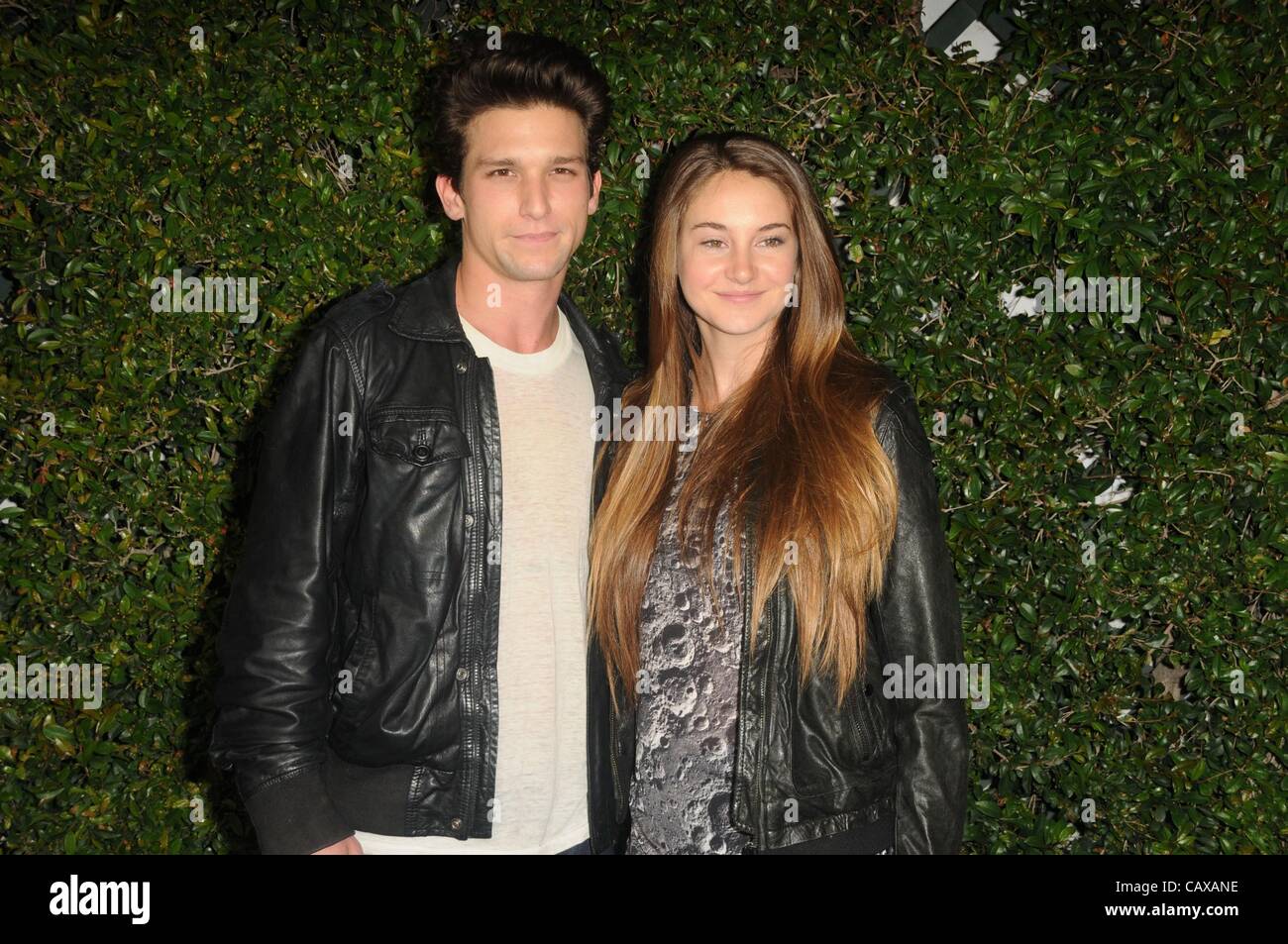 Daren Kagasoff, Shailene Woodley at arrivals for ABC Family Upfronts Presentation, The Sayers Club, Los Angeles, CA May 1, 2012. Photo By: Dee Cercone/Everett Collection Stock Photo