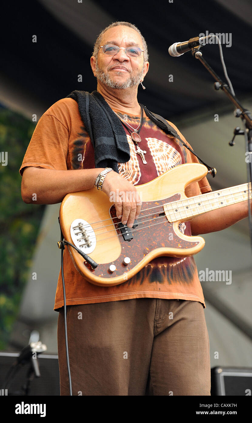 May 3, 2012 - New Orleans, Louisiana; USA - Musician GEORGE PORTER JR ...