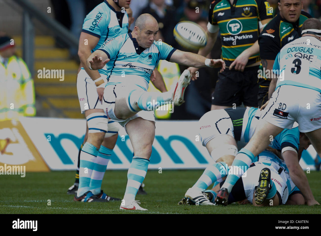 05.05.2012 Northampton, England. Rugby Union. Northampton Saints v