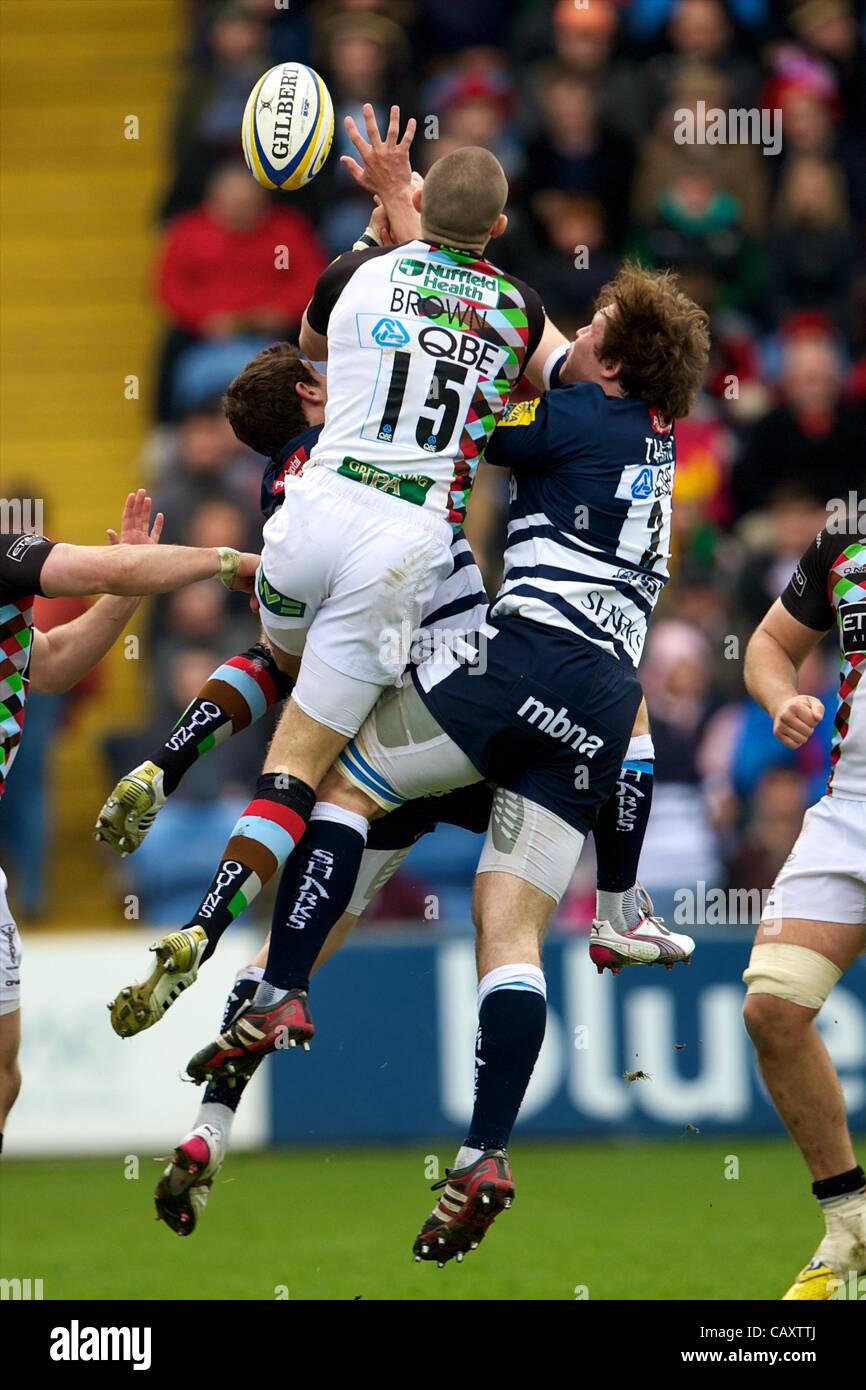 05.05.2012 Stockport, England. English prop Henry Thomas and English